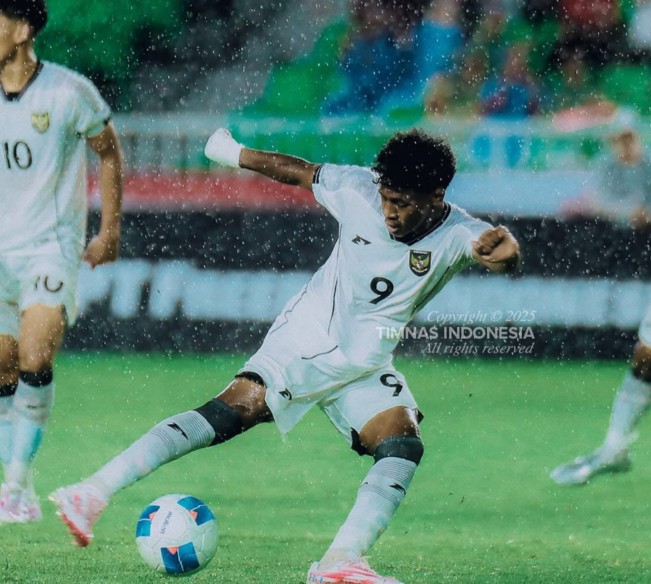 Pencetak gol kedua Timnas Indonesia U-17, Alberto. [Instagram]